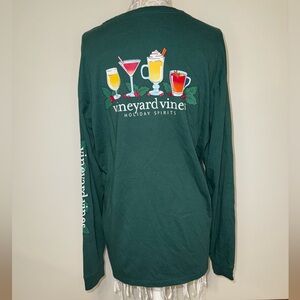 NWT Vineyard Vines XL Holiday Spirits Long Sleeve Tshirt.